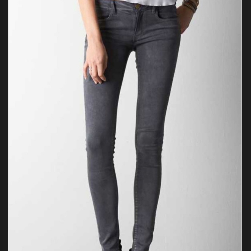 American Eagle Outfitters Jegging 12R Gray Smoke